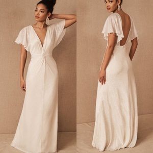 💯 Anthropologie x BHLDN Jenny Yoo Chambers Dress